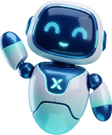 Xeebi robot mascot